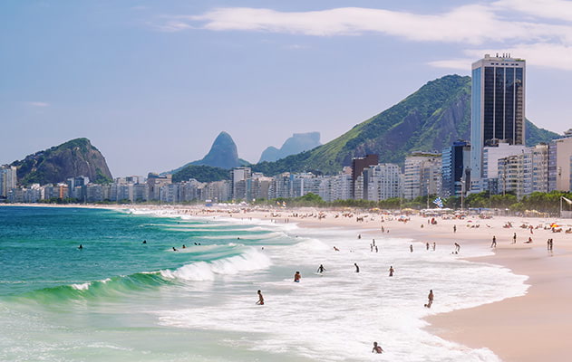 La plage de Copacabana