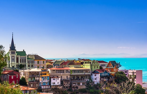 ville colorée de Valparaiso