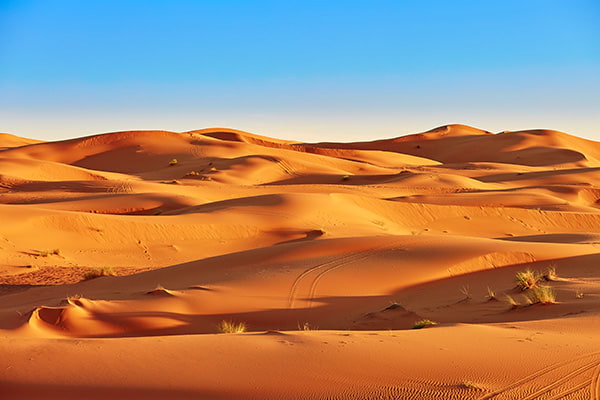 Dunes de Merzouga au Maroc
