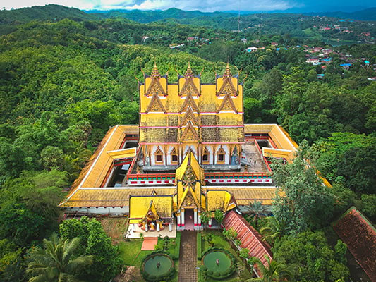 Temple de Wat Wang Wiwekraram