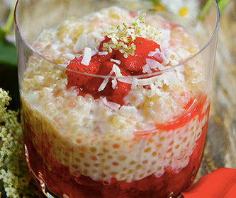 Les perles de Sago, dessert d'Asie