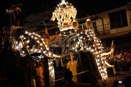 La plus grande procession religieuse d'Asie : L'Esala Perahera à Kandy au Sri Lanka
