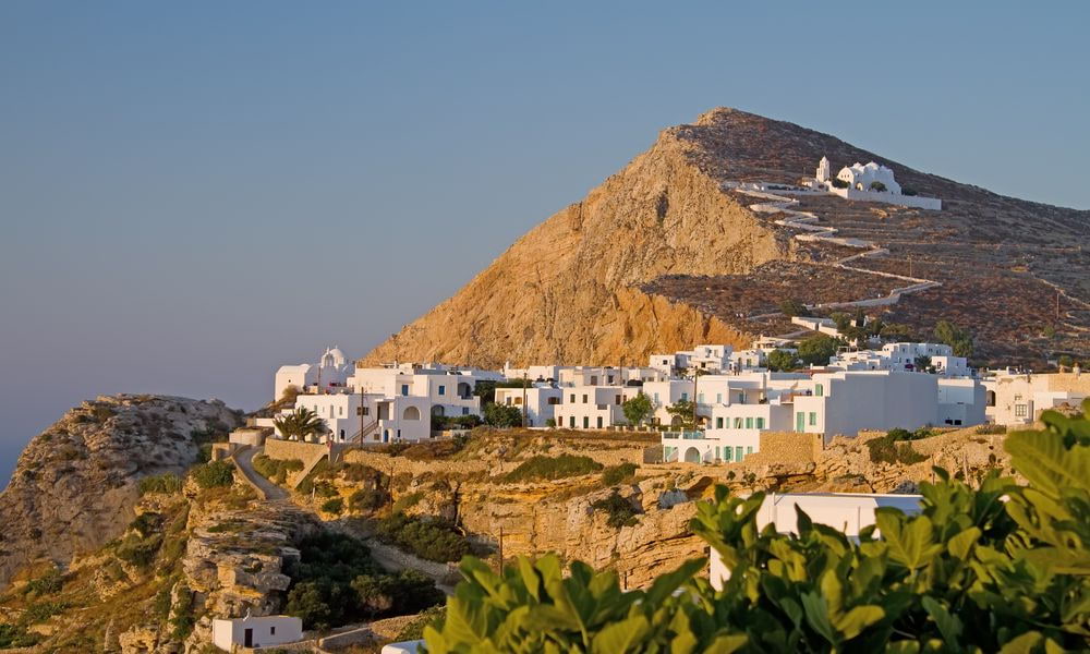 Village en hauteur de Chora à Folégandros