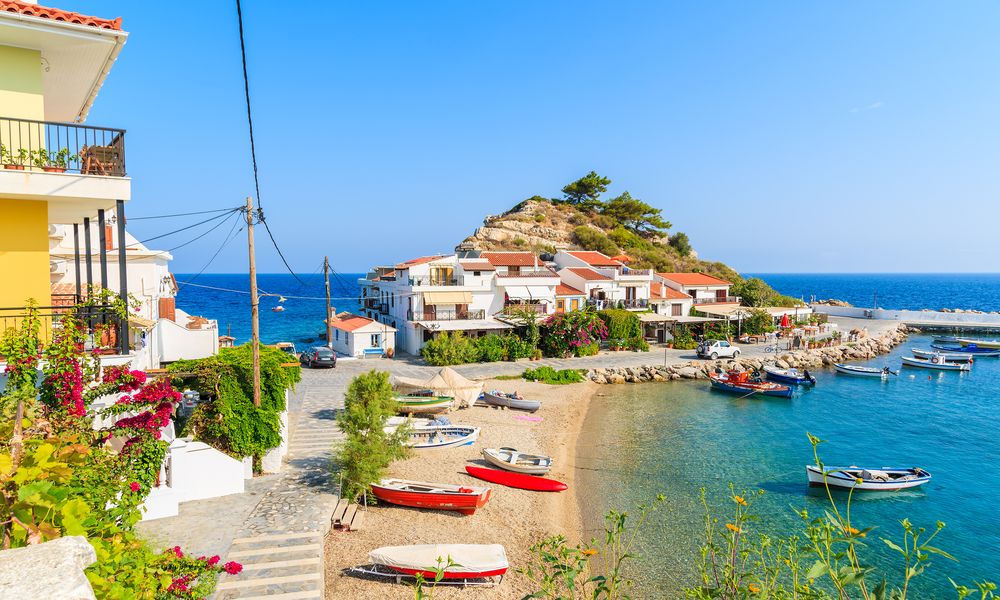 Village de Kokkari à Samos