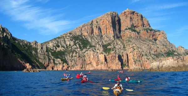 Kayak Corse : Les calanques de l'île de Beauté