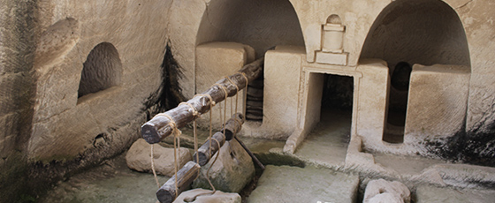 Visite des caves calcaires en Israël
