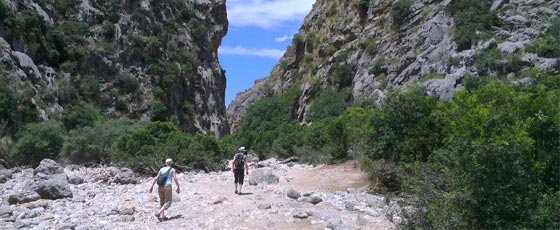Le Torrent de Pareis est un lieu idéal pour pratiquer le canyoning.