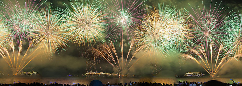Voir les feux d'artifices de Copacabana pour le Nouvel An 2017