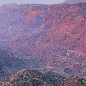 Le relief en Jordanie offre des paysages idylliques.