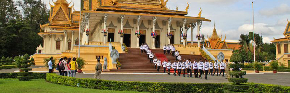 Le palais royal de Phnom Penh.