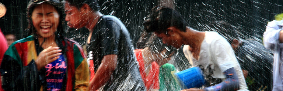 Le festival de l'eau est une des fêtes traditionnelles en Thaïlande les plus appréciées.