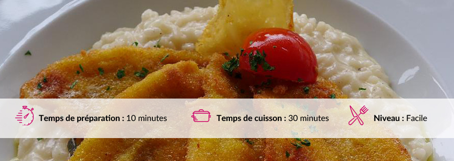 Recette de risotto aux filets de perches