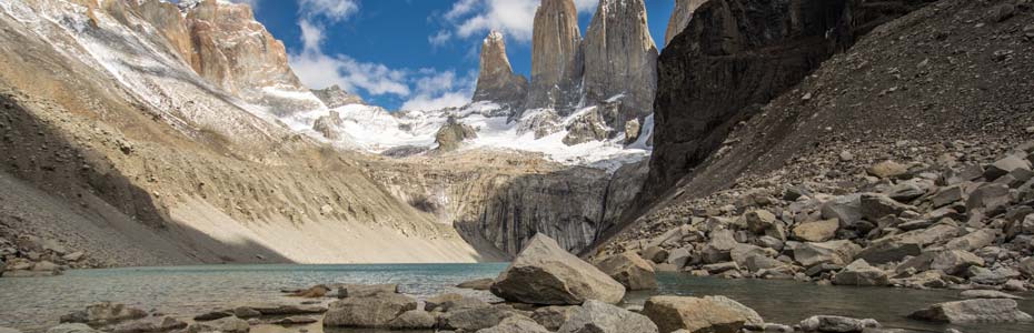 Panorama typique de la Patagonie.