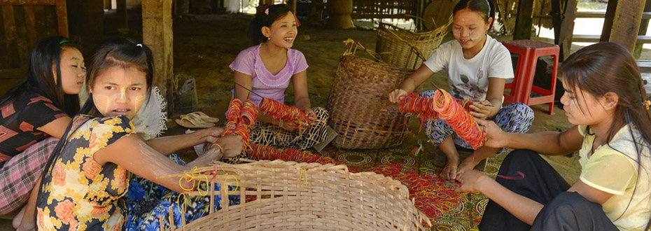 l'île de bilu : artisanat et rizières