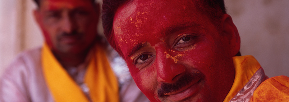 la fête des couleurs en Inde