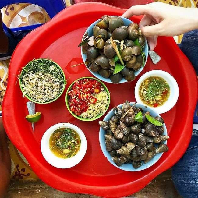 plat vietnamien escargot